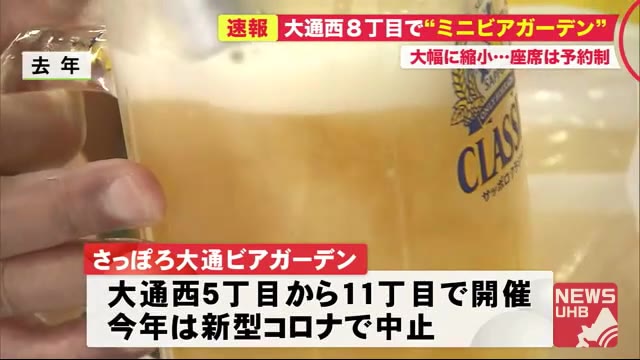 大通り ミニ ビアガーデン Article