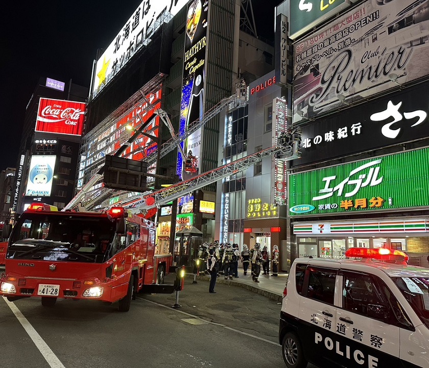 出動した消防車両