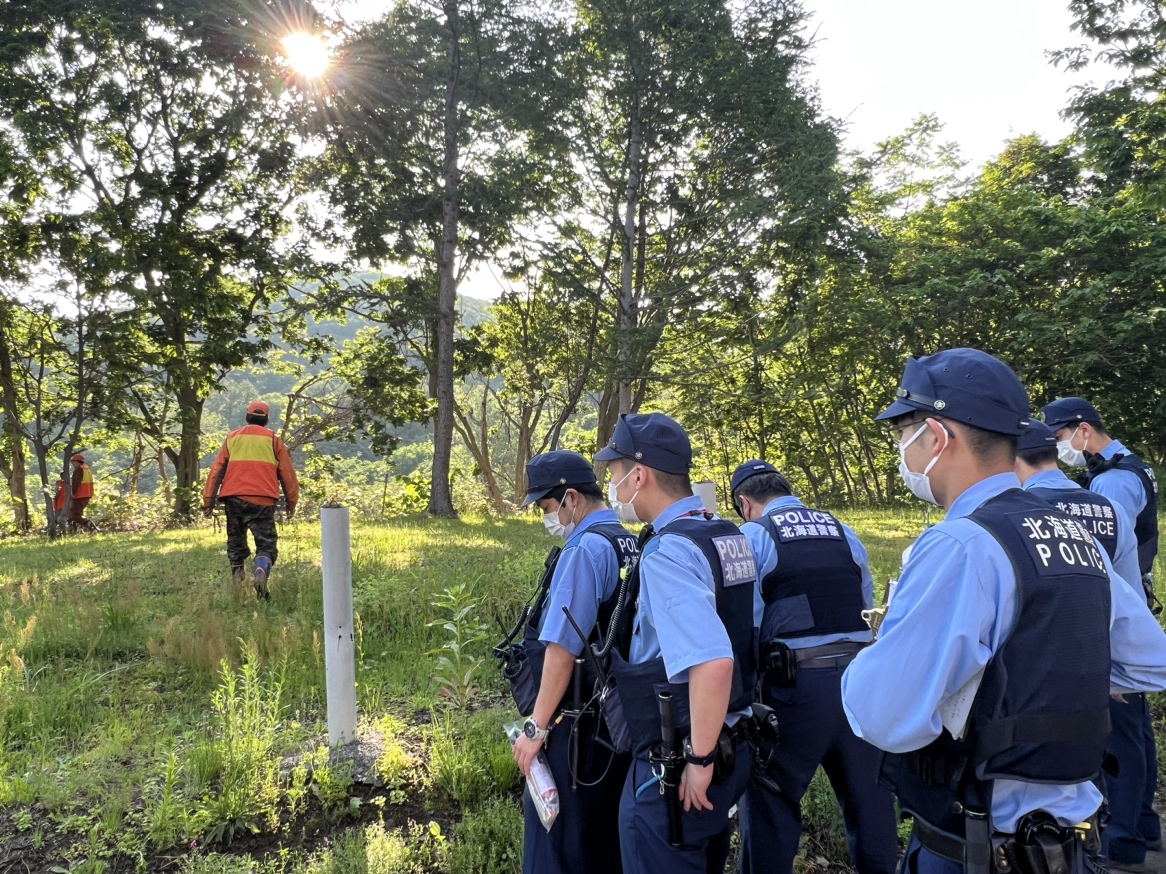 クマが目撃された現場（小樽市）