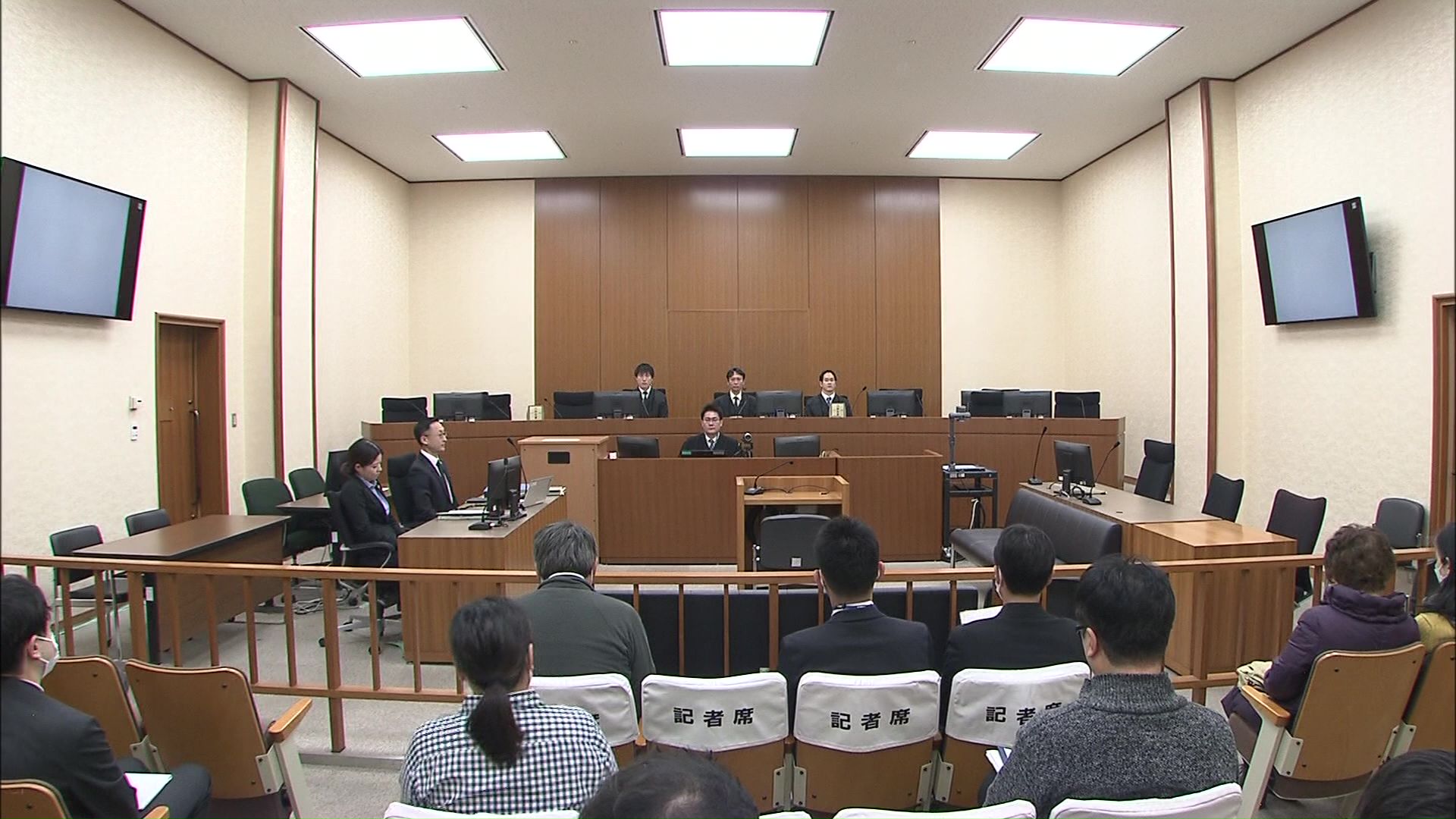 釧路地裁で続く藤山被告の裁判（12月12日、釧路地裁）