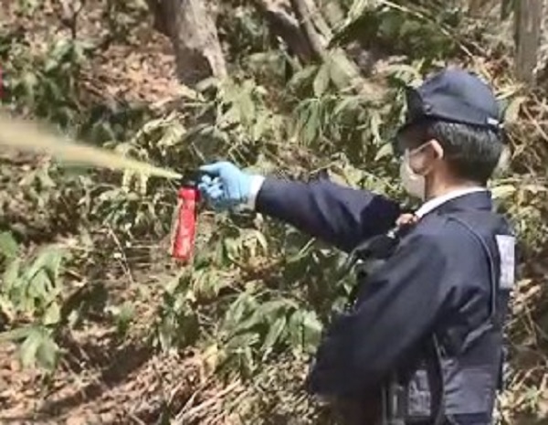 警察官はピストルではなく 