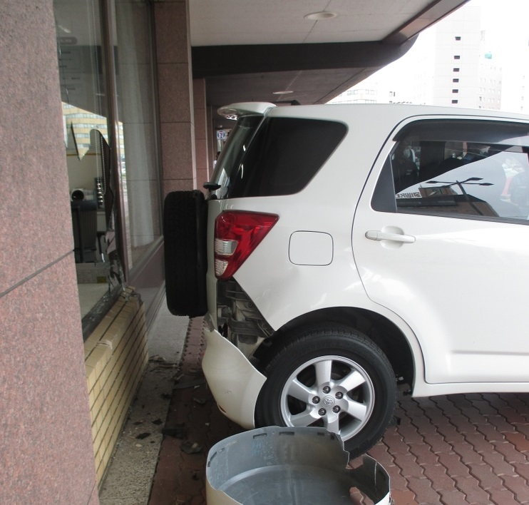 事故があった現場（提供：道警）