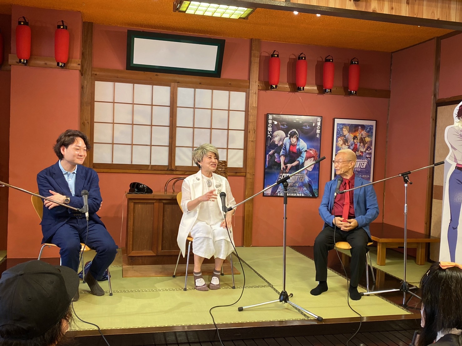 劇場版「シティーハンター　天使の涙」声優・神谷明さんの凱旋トークショー（22日午後2時ごろ）