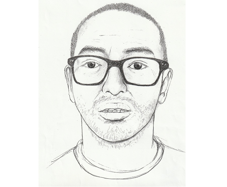 警察が公開した男性の似顔絵