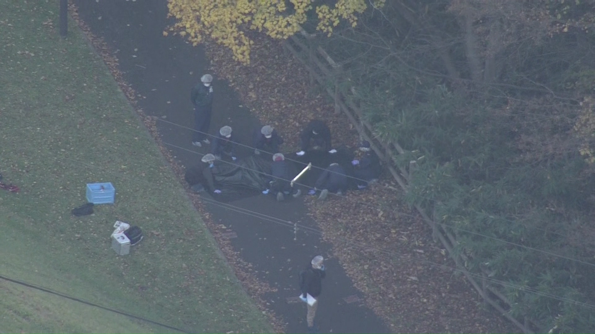 事件のあった現場付近