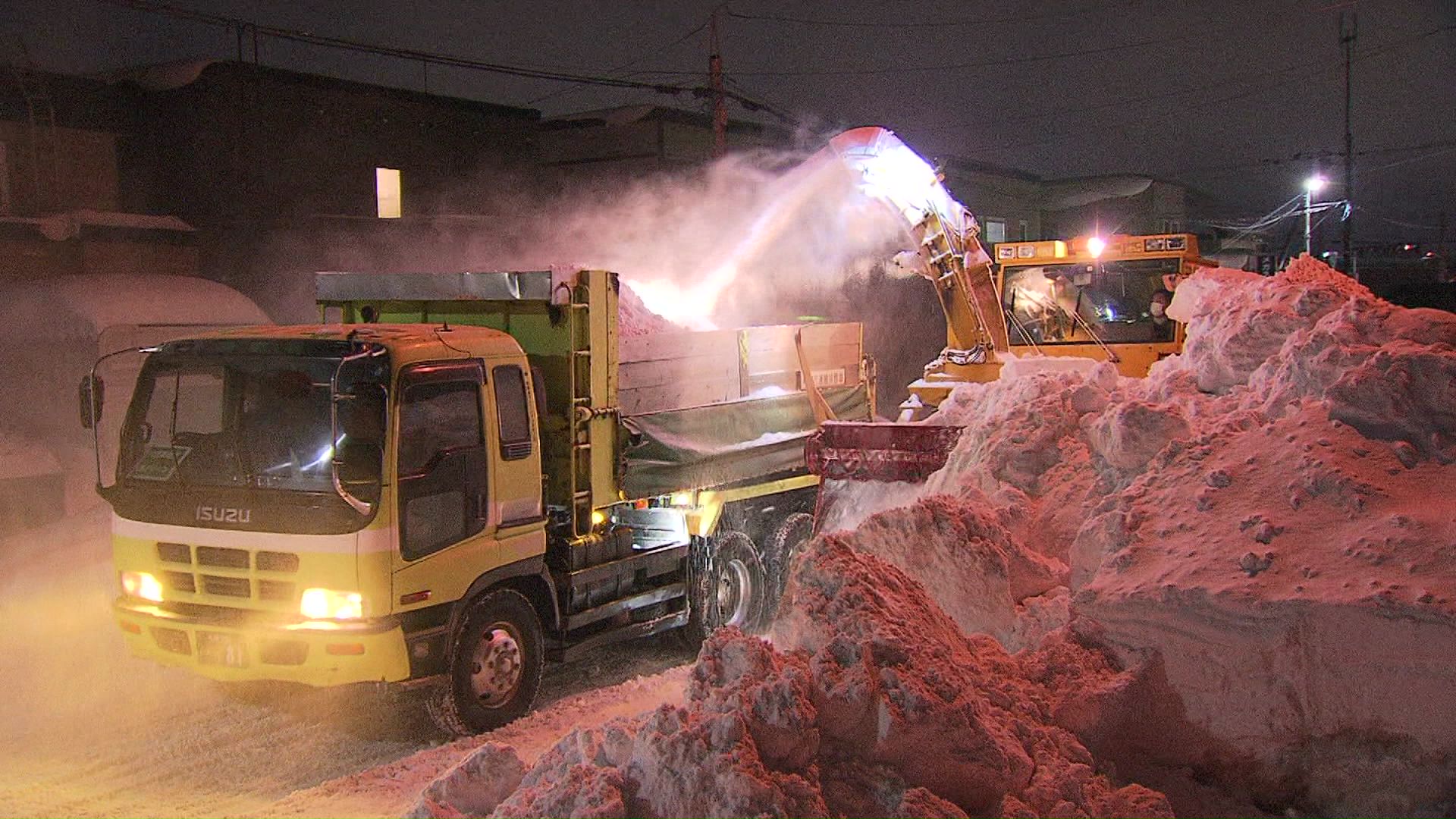 今シーズン雪多め？ 排雪時期は前倒しに