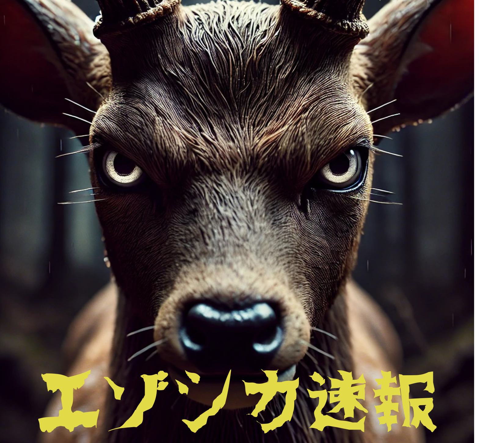 エゾシカと軽乗用車が衝突―運転手の男性は鼻の骨を折る重傷