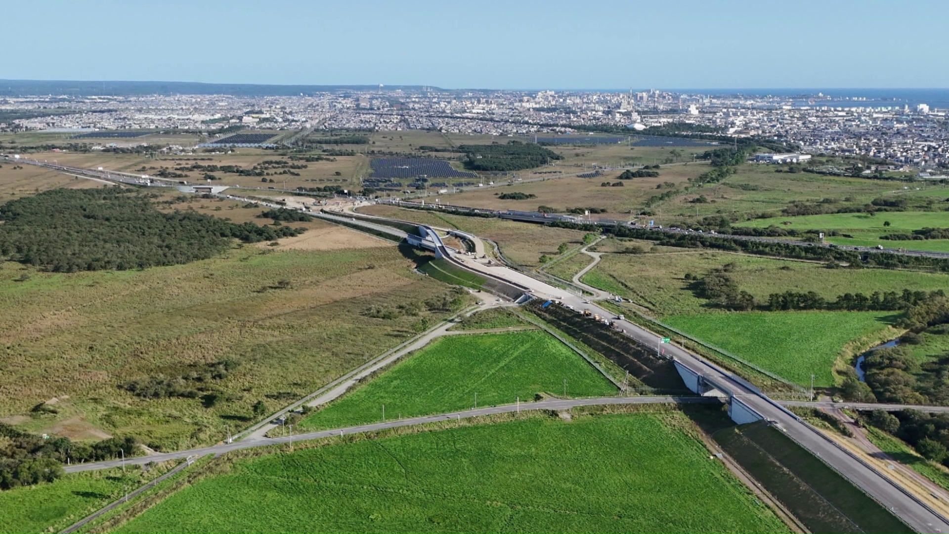 阿寒ICと釧路西IC開通で道東道の利便性向上へ(提供:釧路開発建設部)