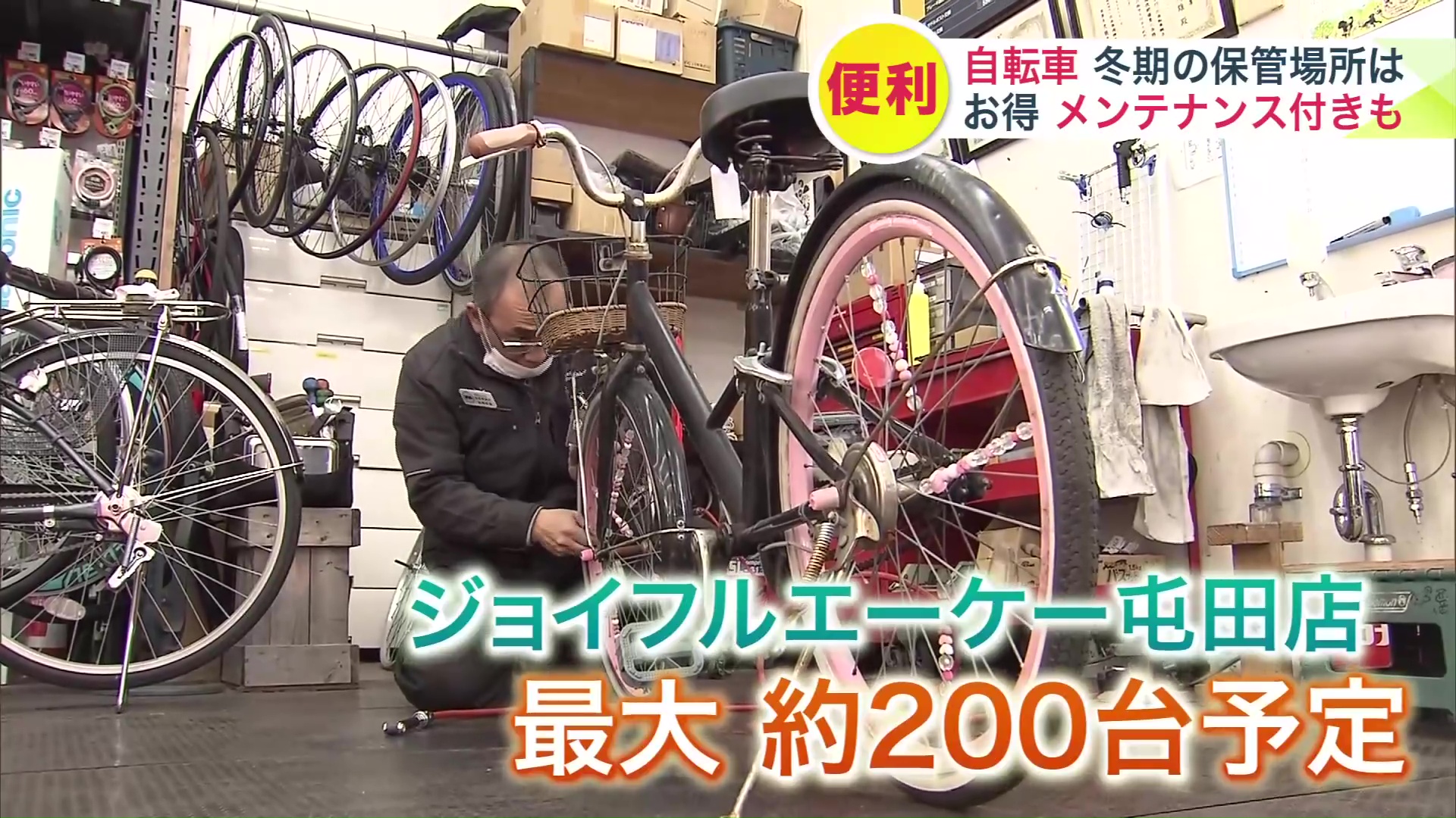 ジョイフルエーケー屯田店の保管場所の画像