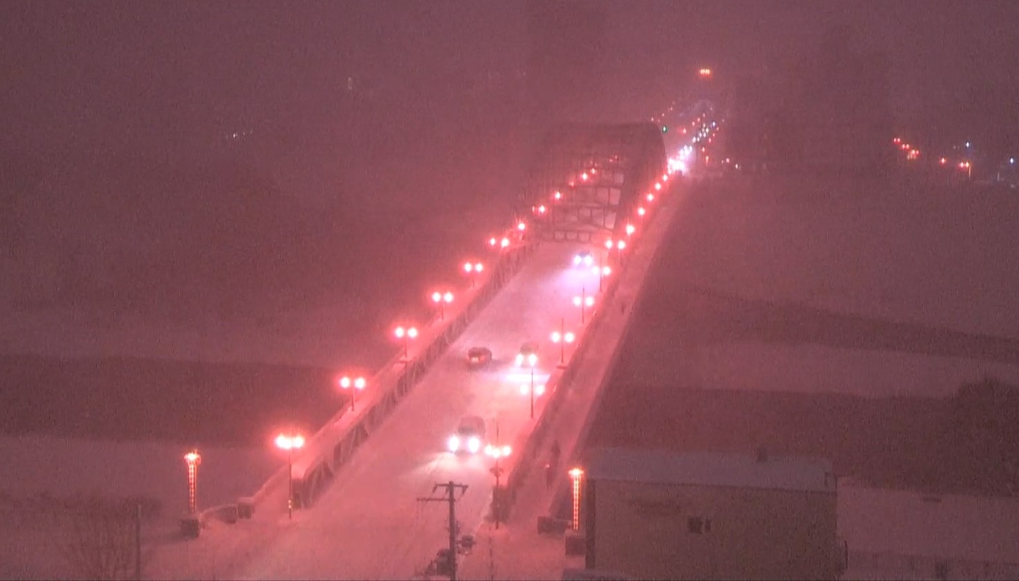 旭川市内の様子(12月11日午後5時30分ごろ)