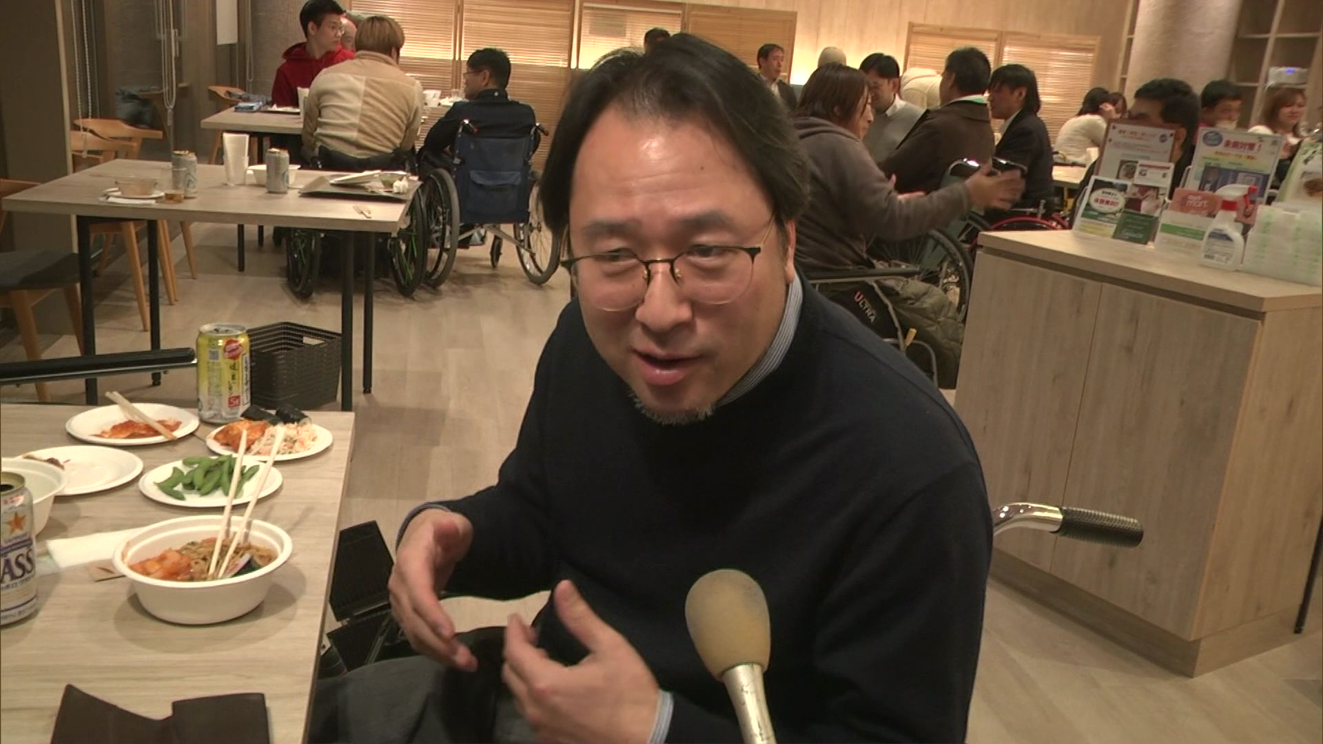 イベントに参加した健常者