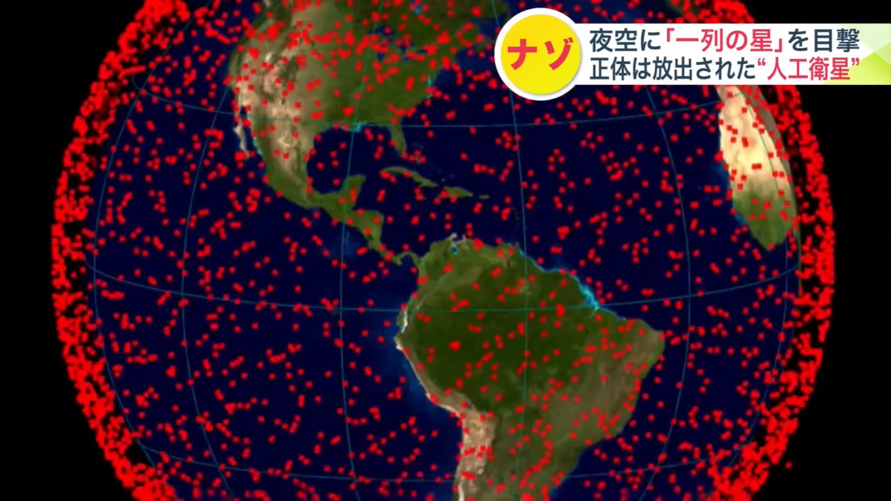 7500個を超える衛星が周回 (Heavens-Aboveより)