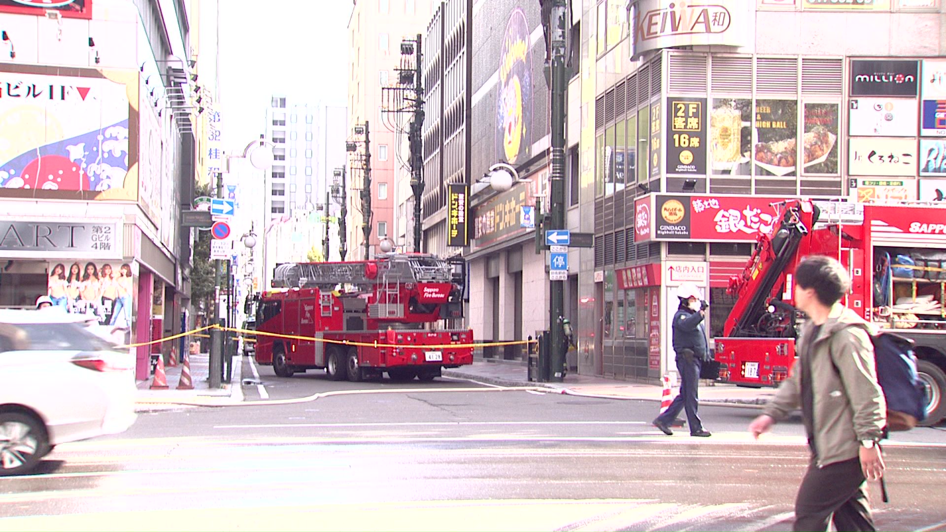 放火事件があった現場(11月26日)