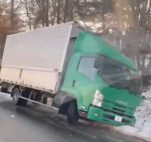 事故があった現場(撮影:視聴者)