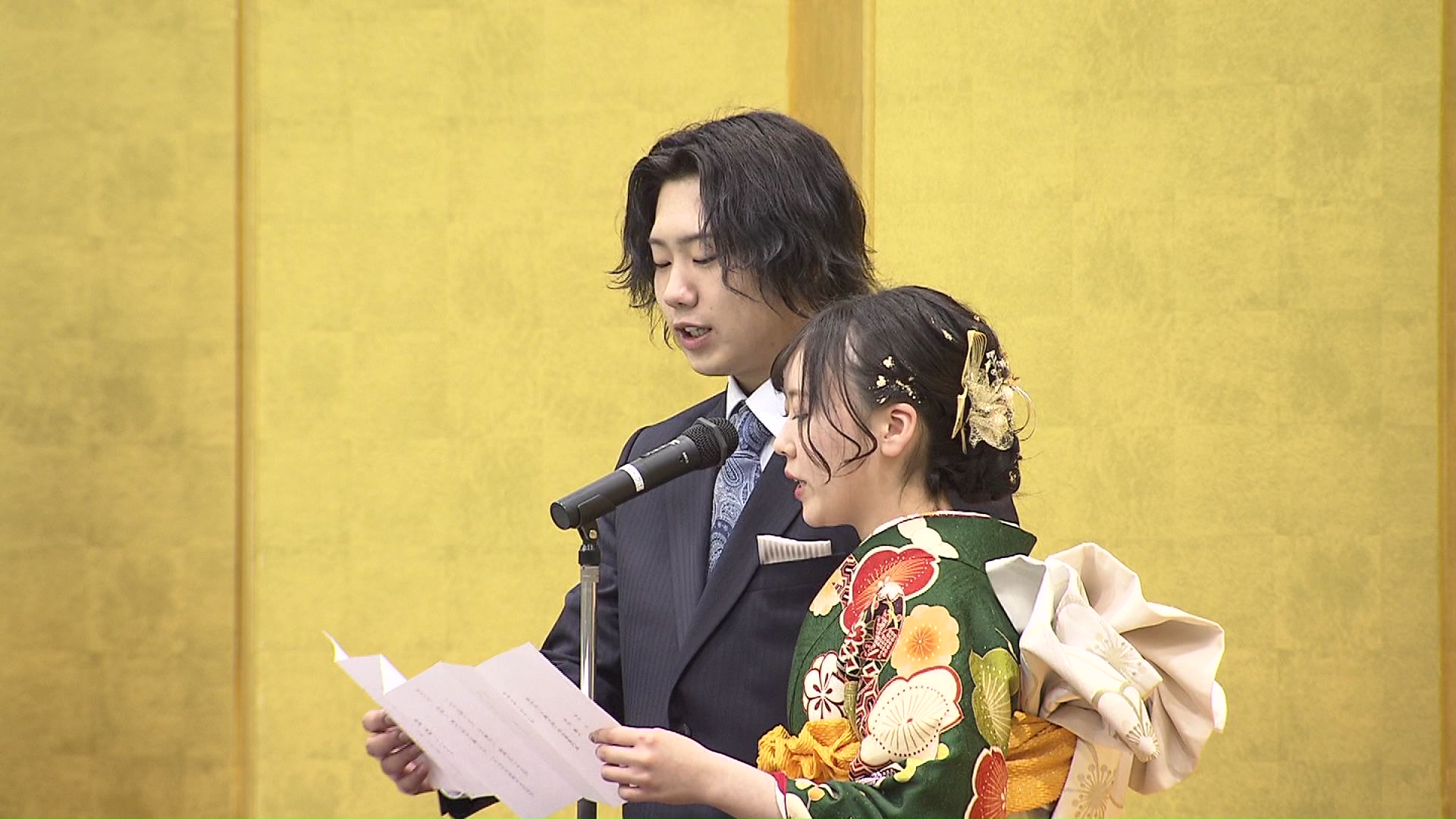 新成人のあいさつ