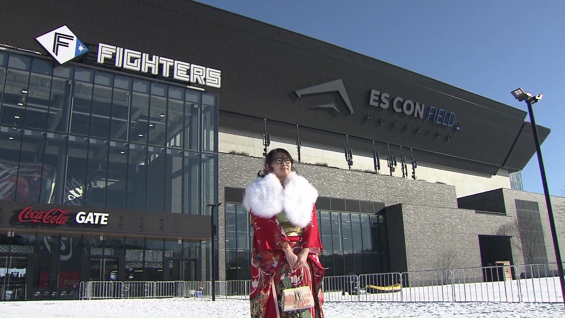 エスコンフィールド北海道で式典を開催