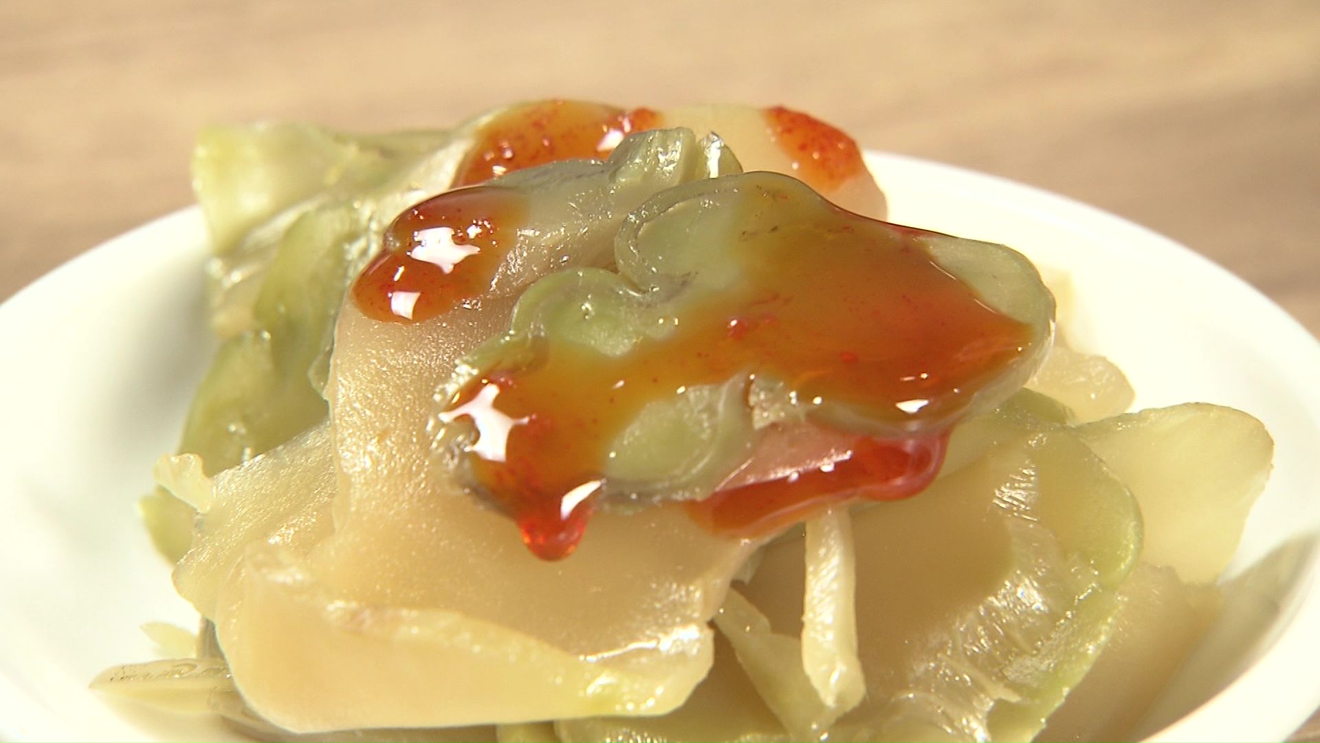 無料の特製ザーサイ