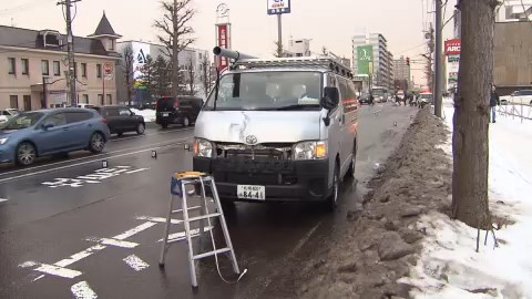 事故があった現場(札幌市中央区)