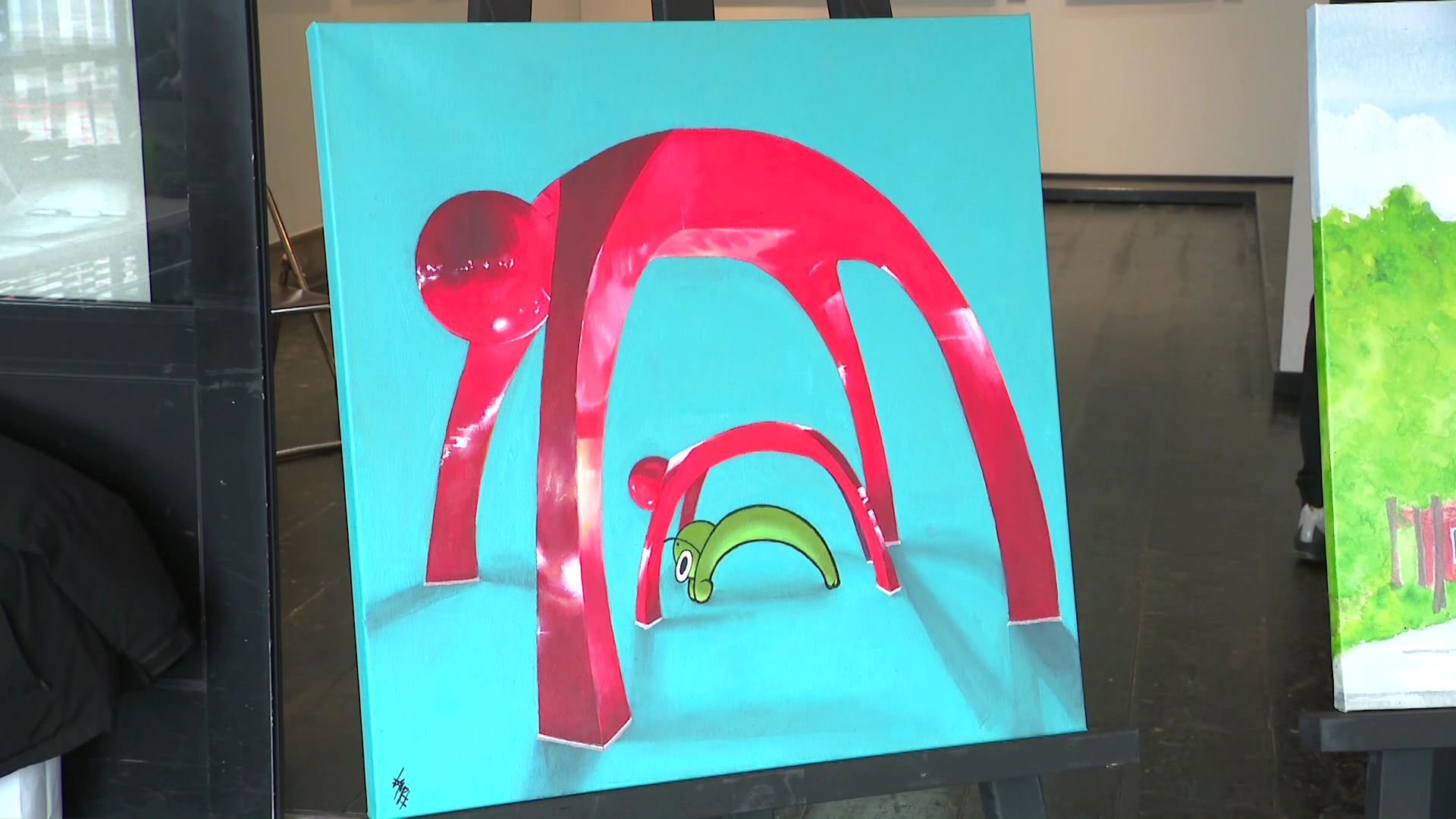 藤倉朱里さんの作品「OYAKO IN GURUMAN」