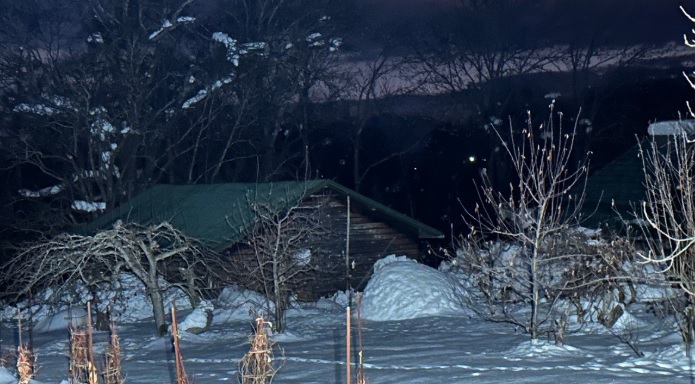 雪下ろし作業中の事故があった現場