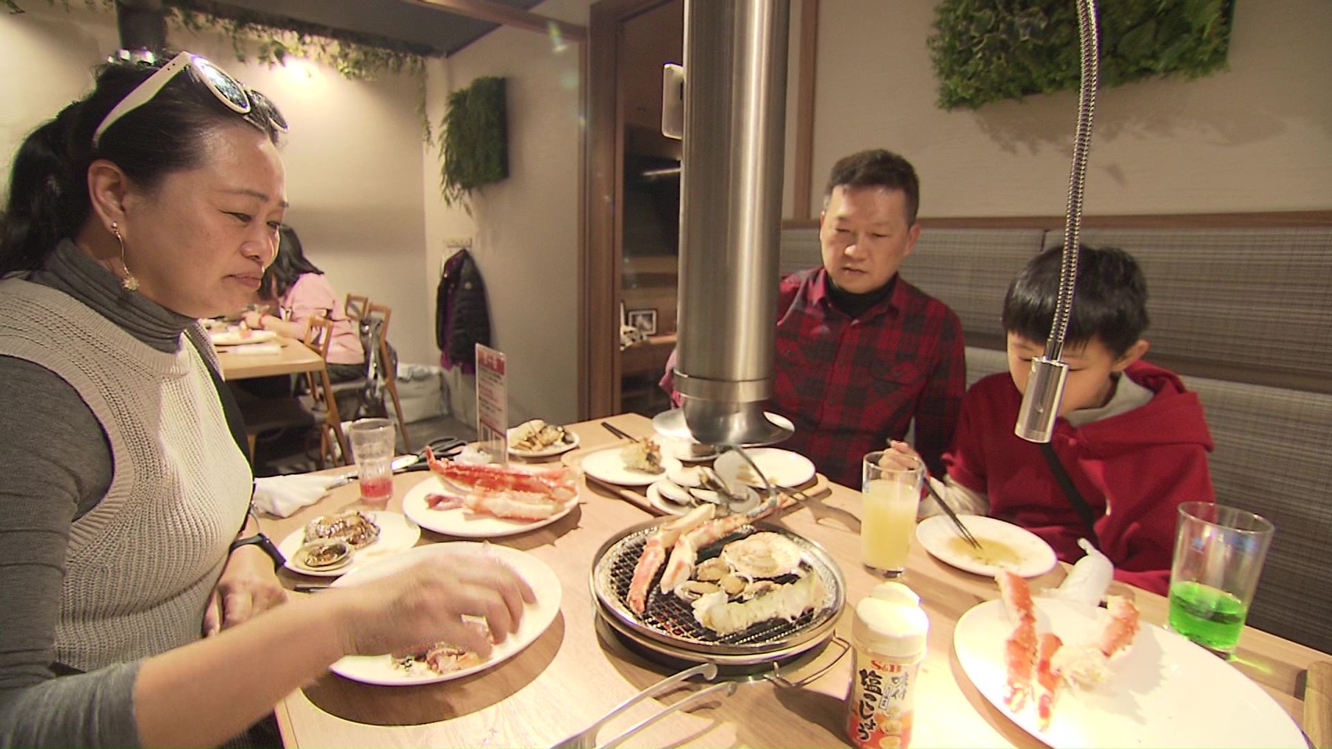 団体客が増えている