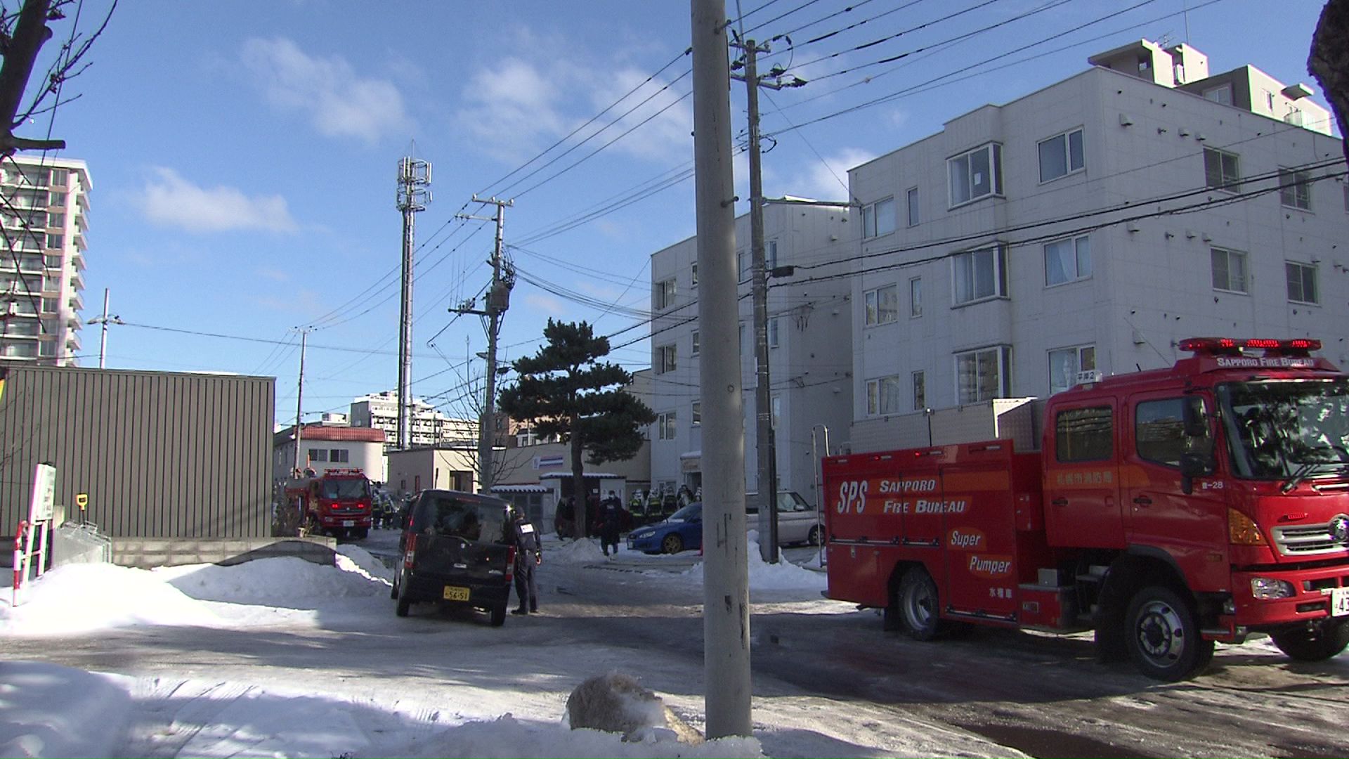 札幌市豊平区での火災