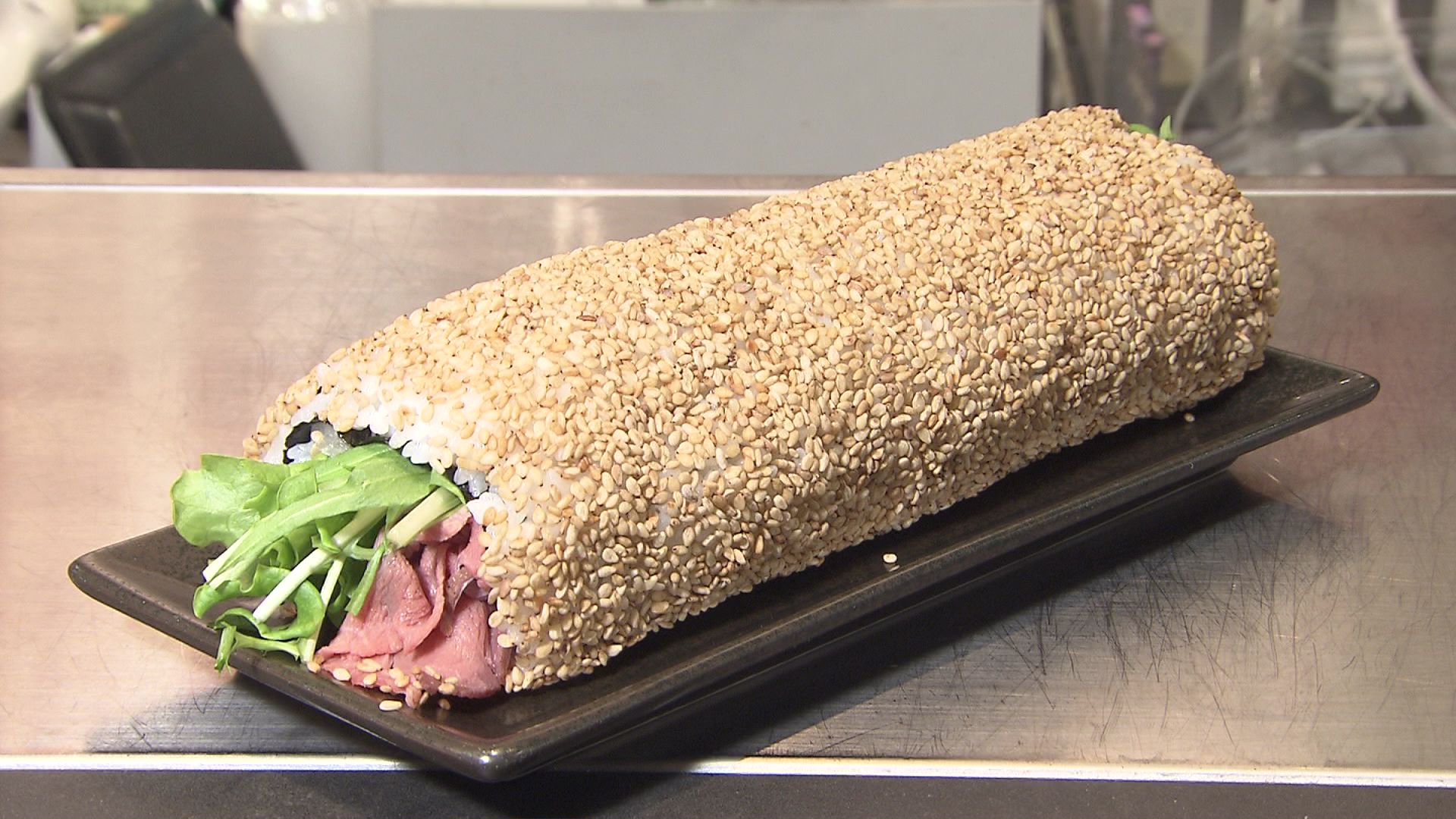 「アウルズデリ」のローストビーフの恵方巻