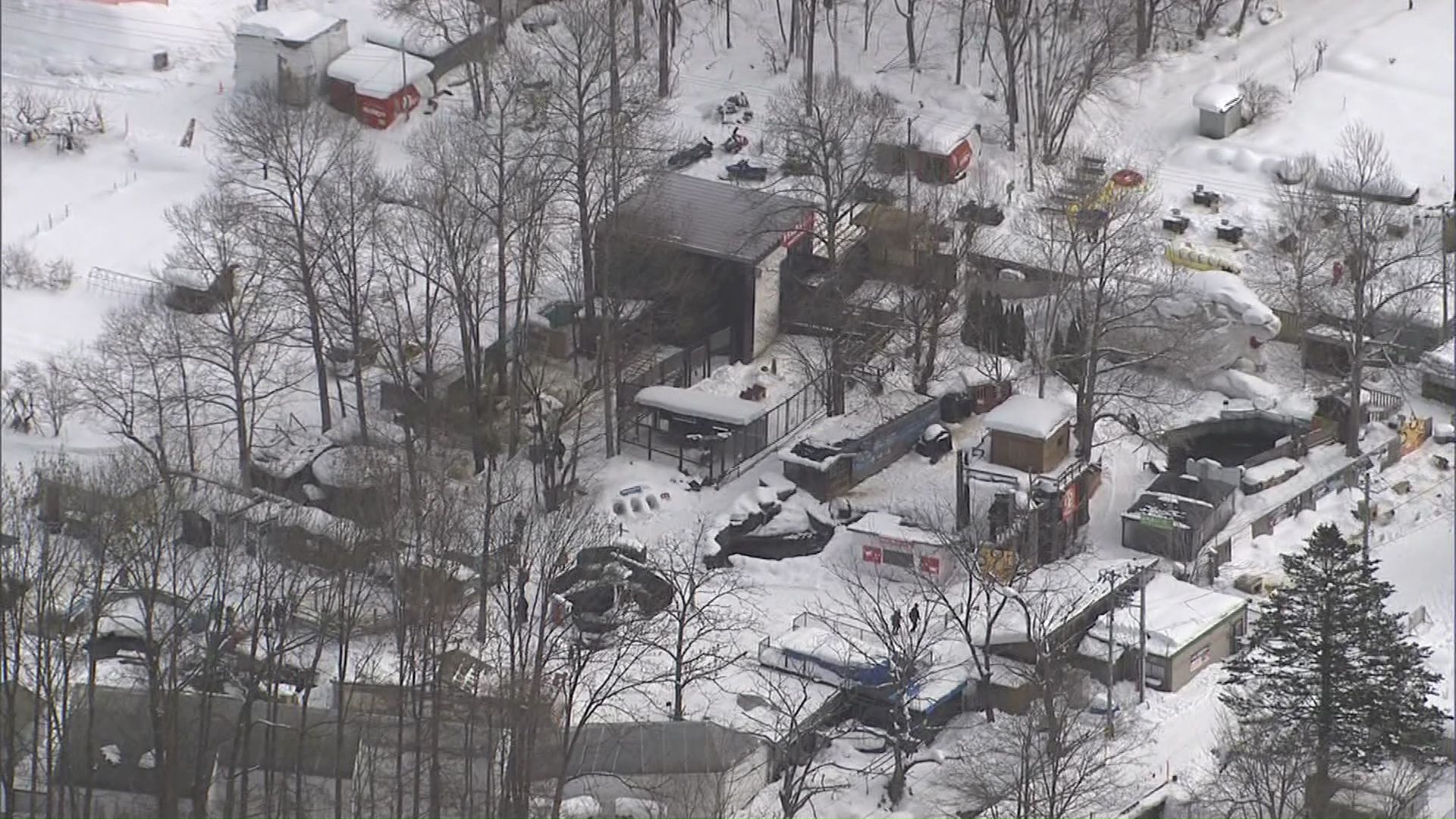 建築物は150棟ほどに