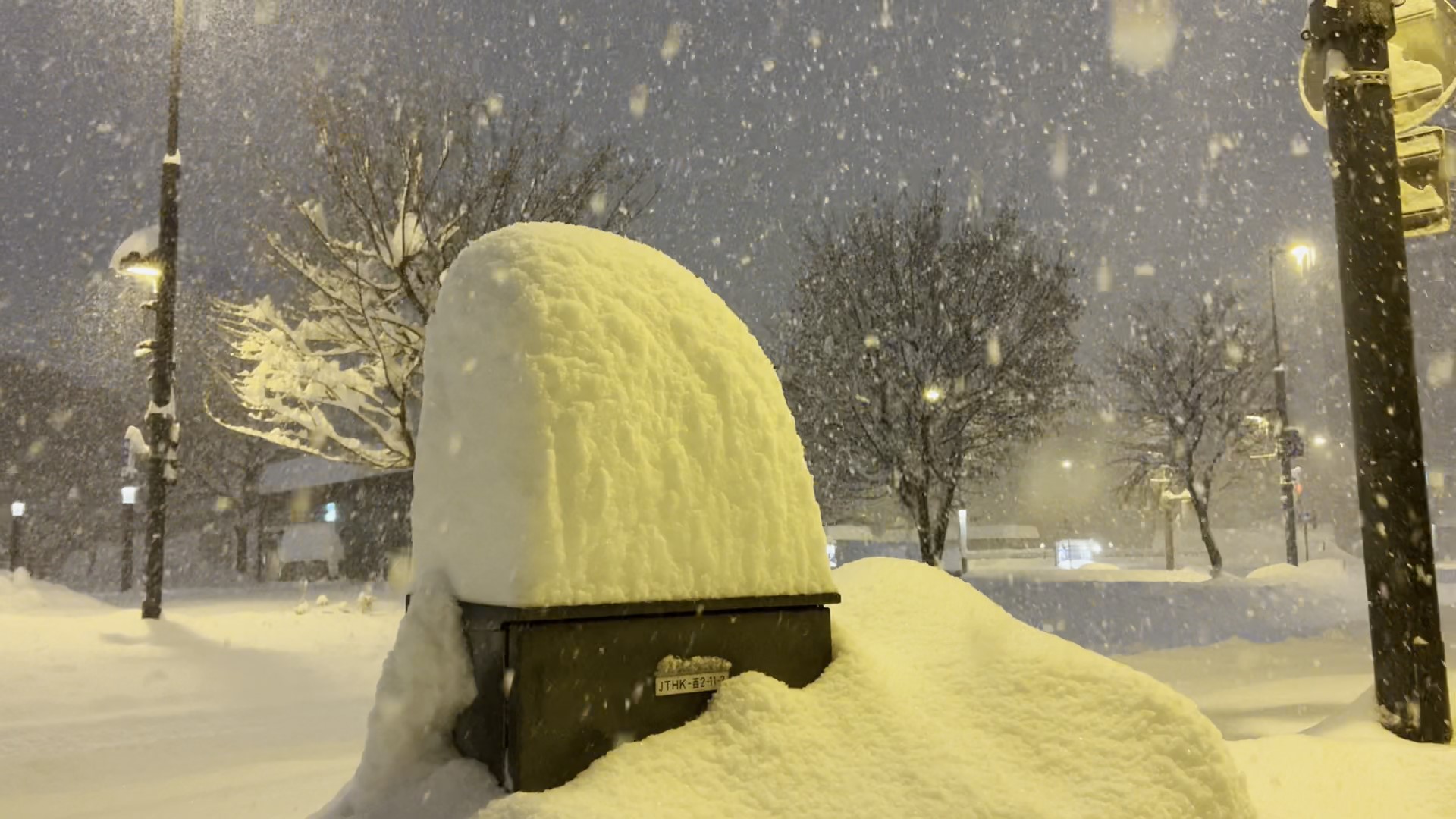 帯広市内の様子