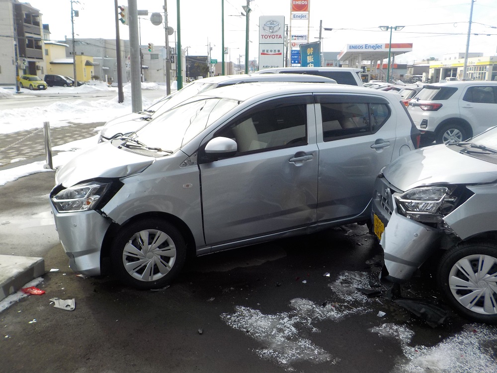 事故があった現場(提供:道警)