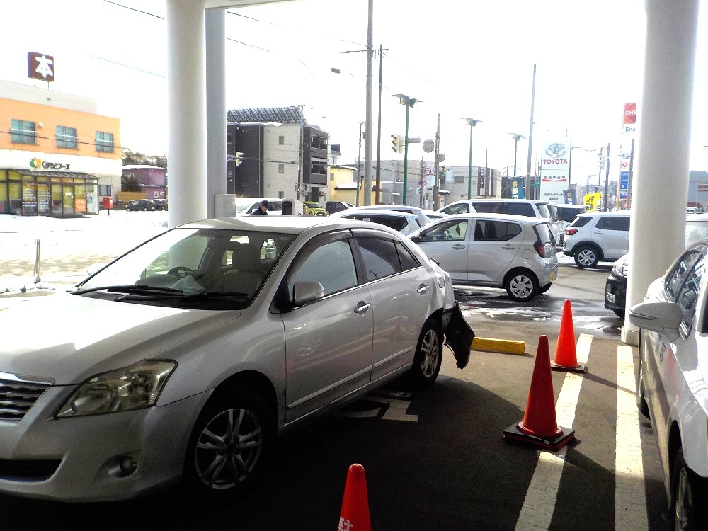事故があった現場(提供:道警)