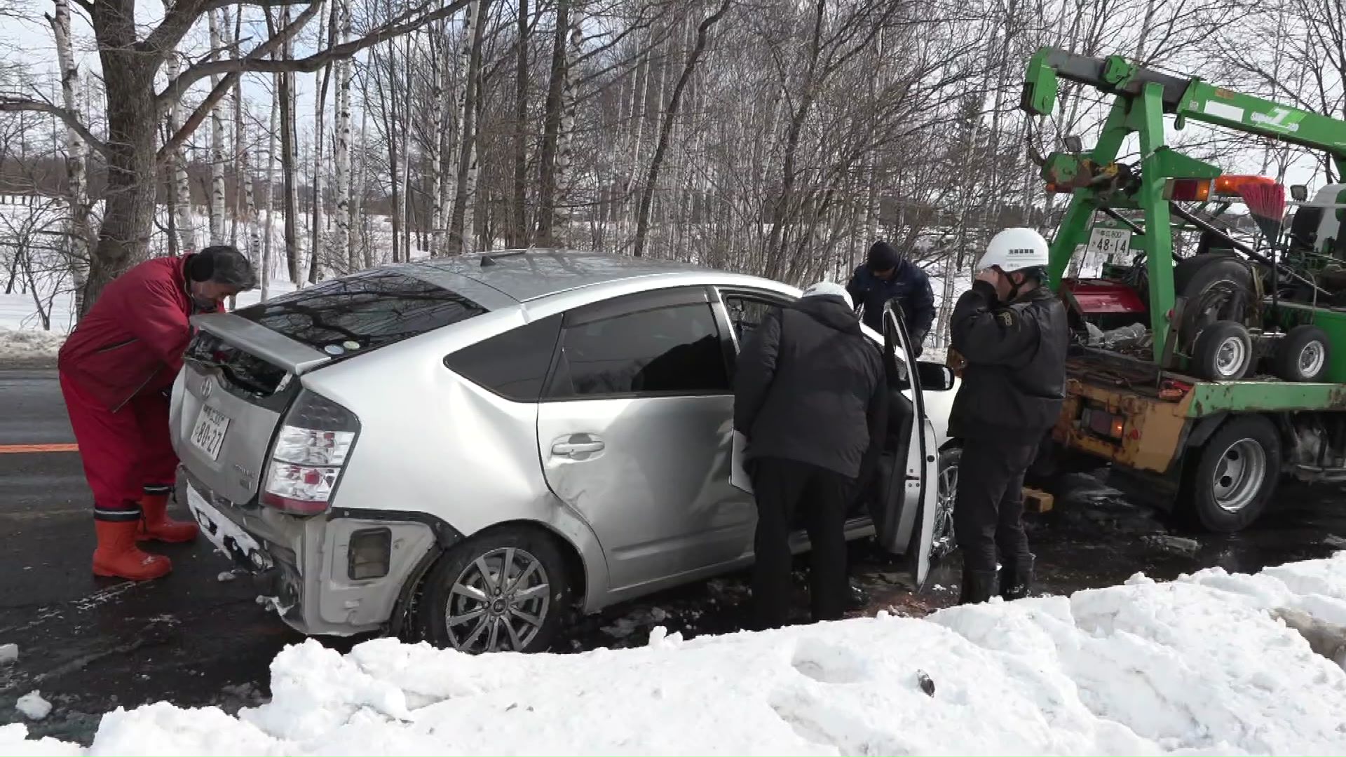 どちらかがはみ出したか