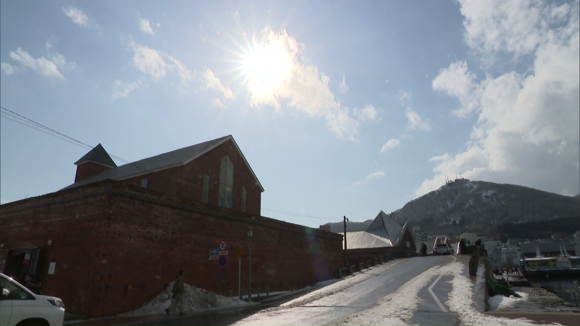 気温が上がった函館市