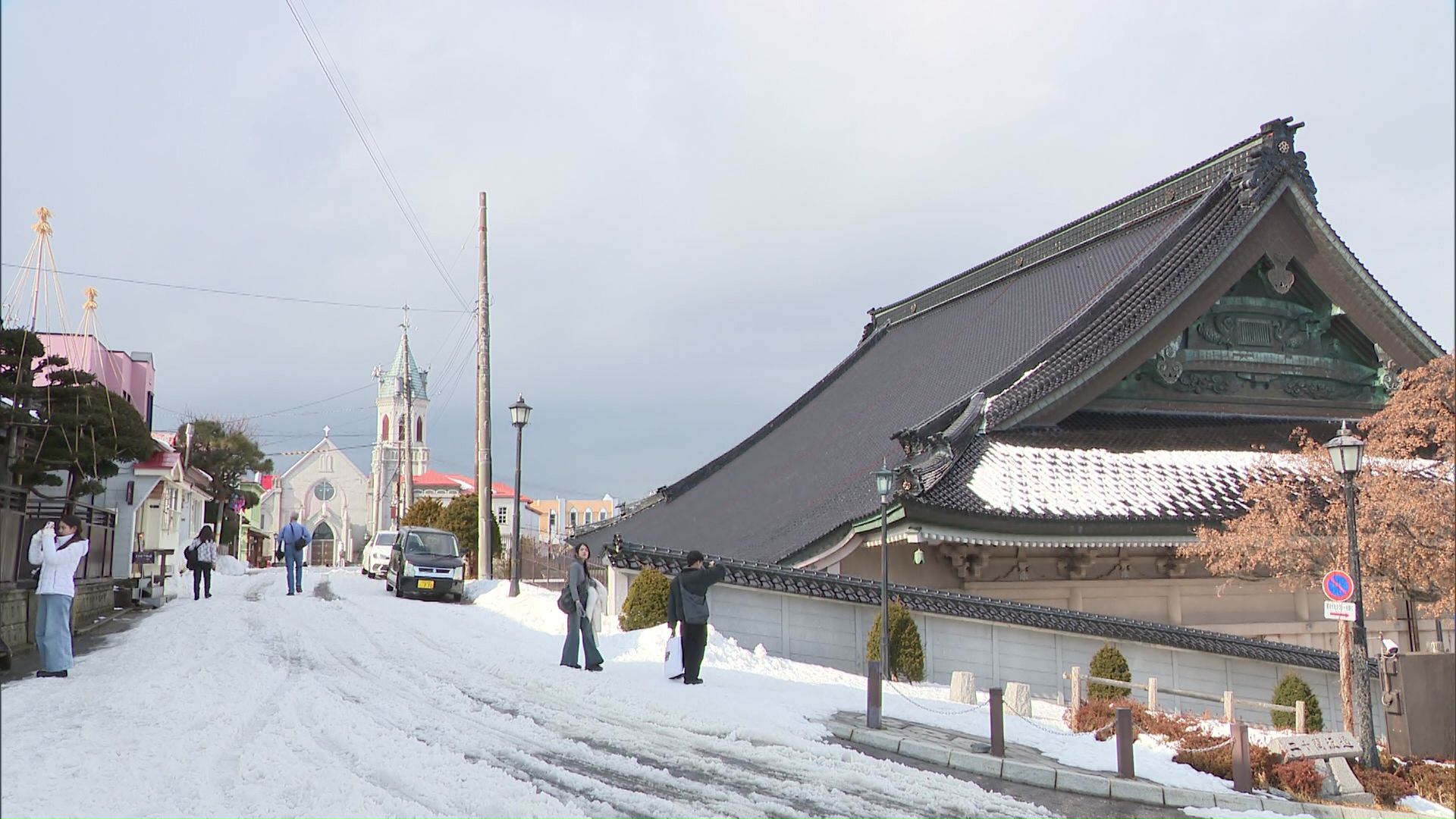 雪解けが進む