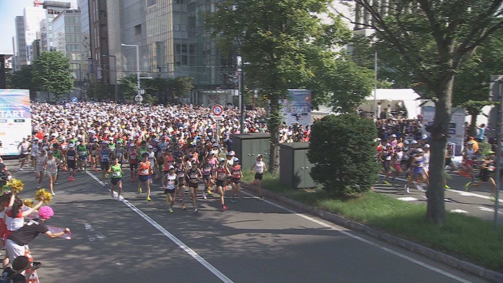 2024年の北海道マラソンの様子