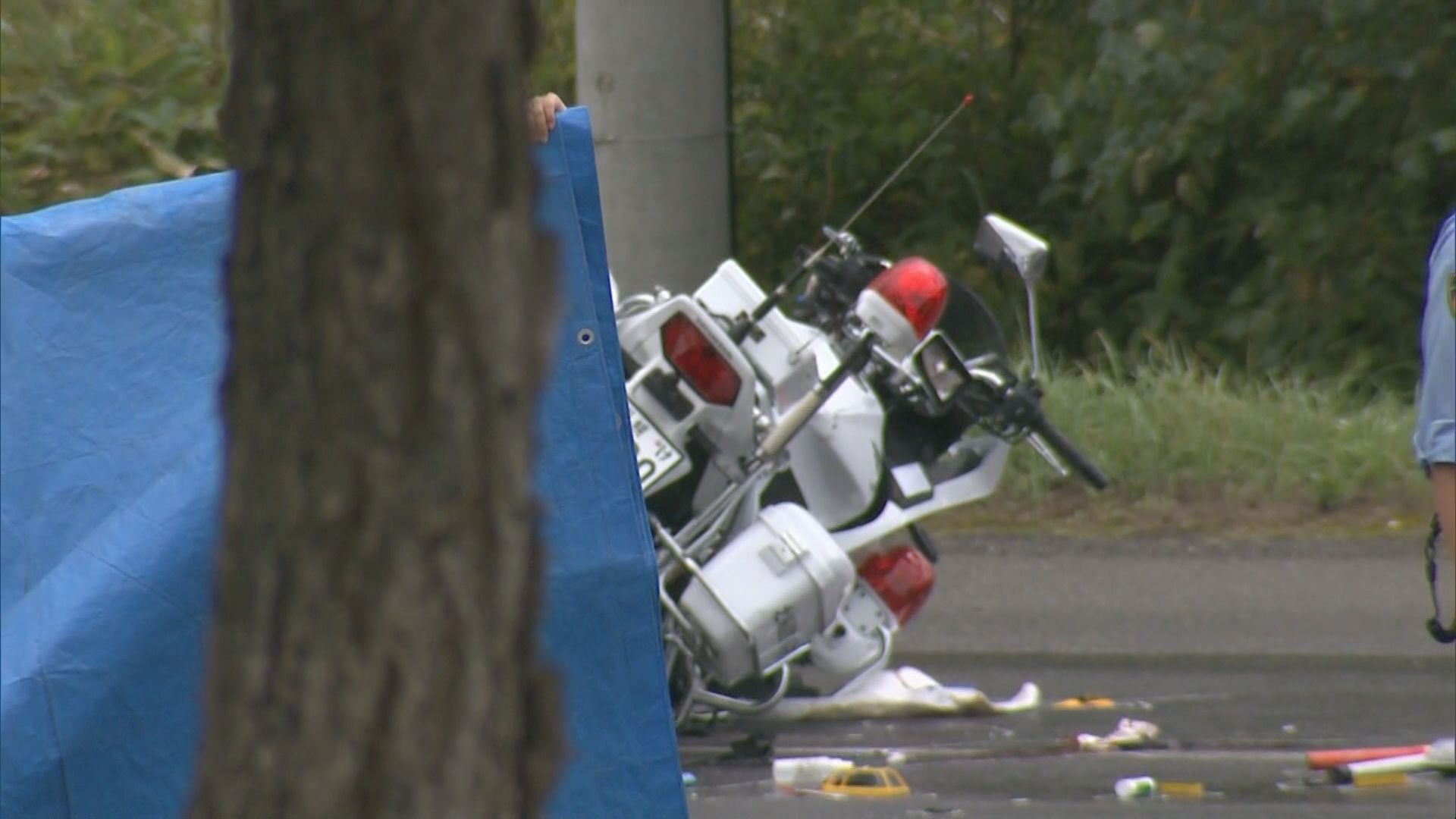 事故があった現場(2021年9月) 北海道・苫小牧市