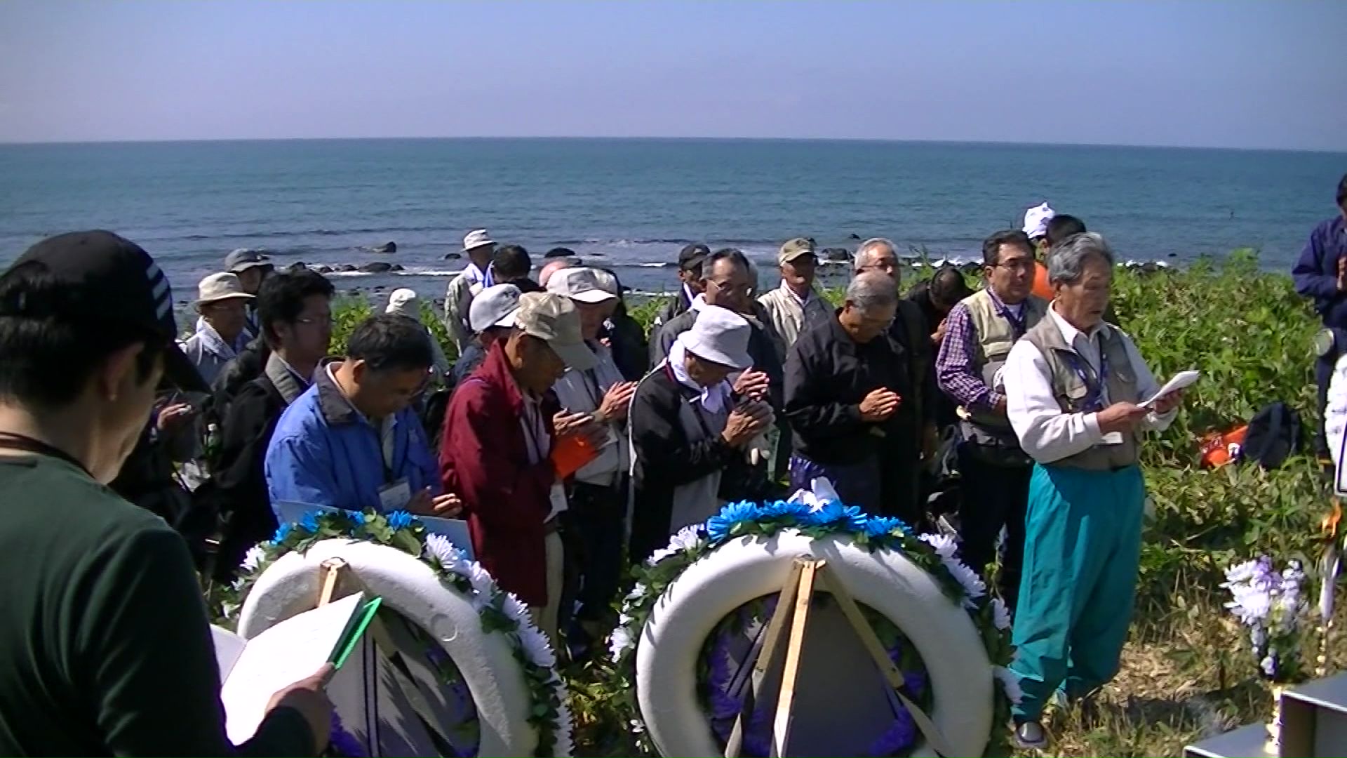 北方墓参の様子