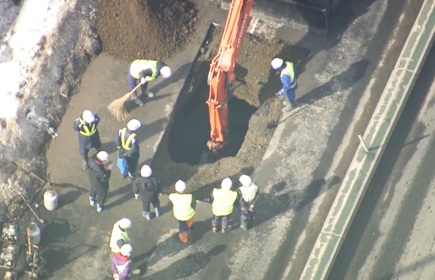 復旧作業が進む