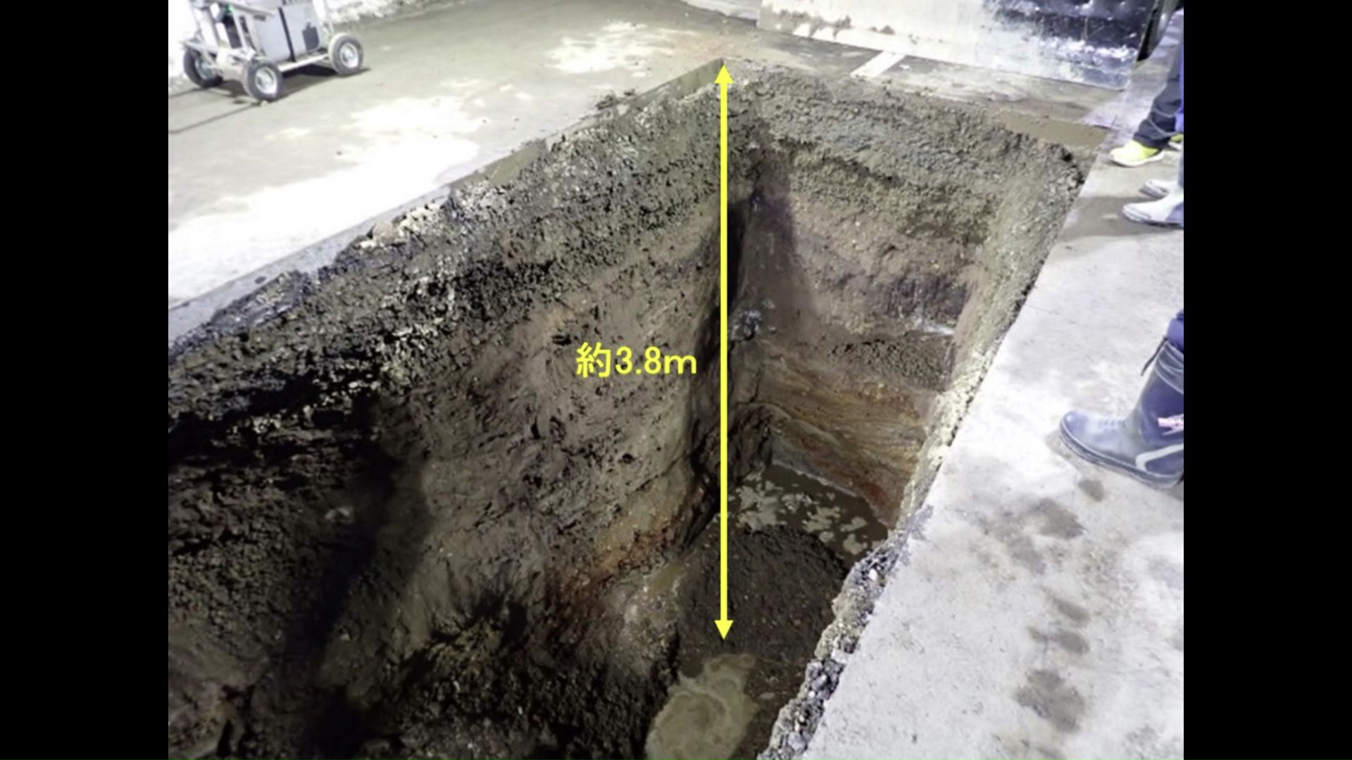 掘削調査するも原因は不明