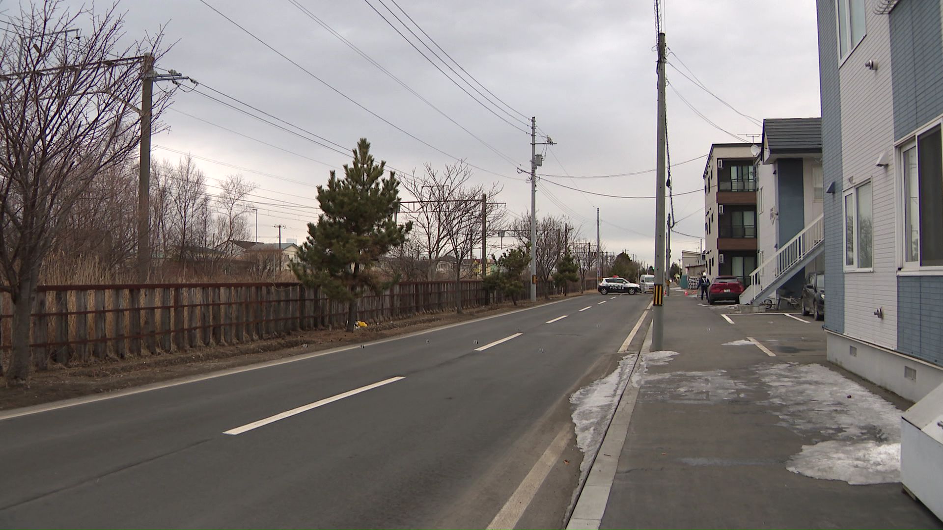 男性が倒れていた現場