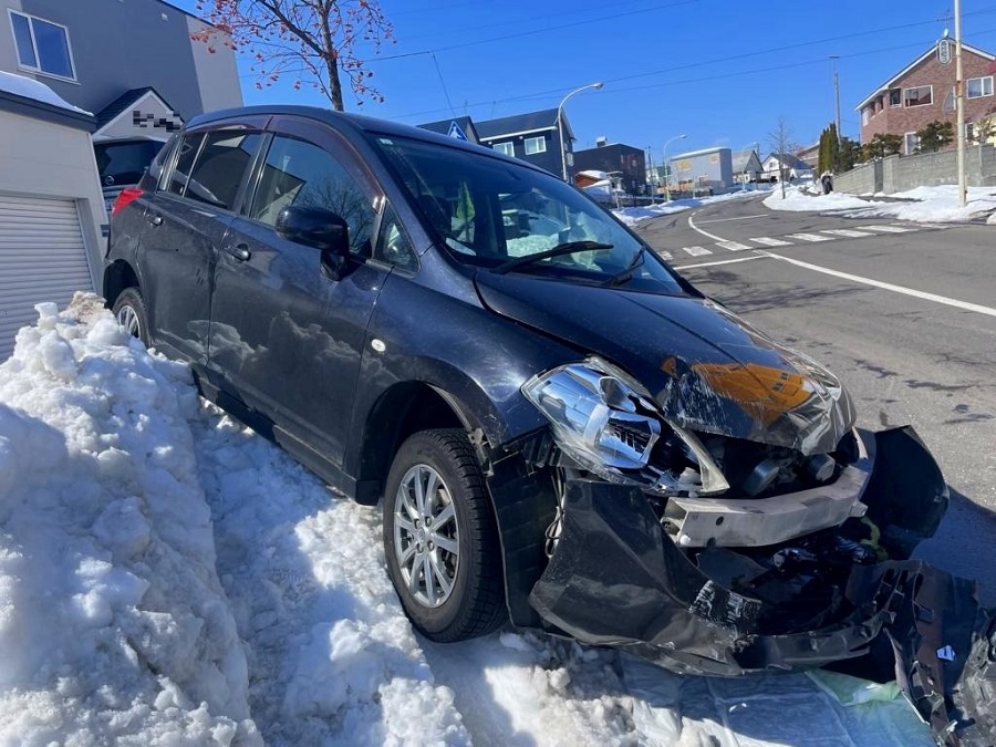 事故があった現場(提供:道警)