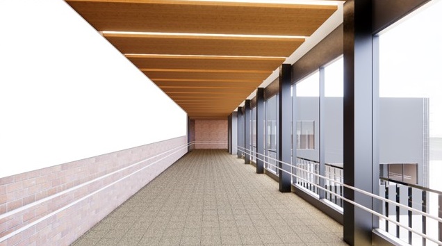 新駅予想図(提供:北広島市)