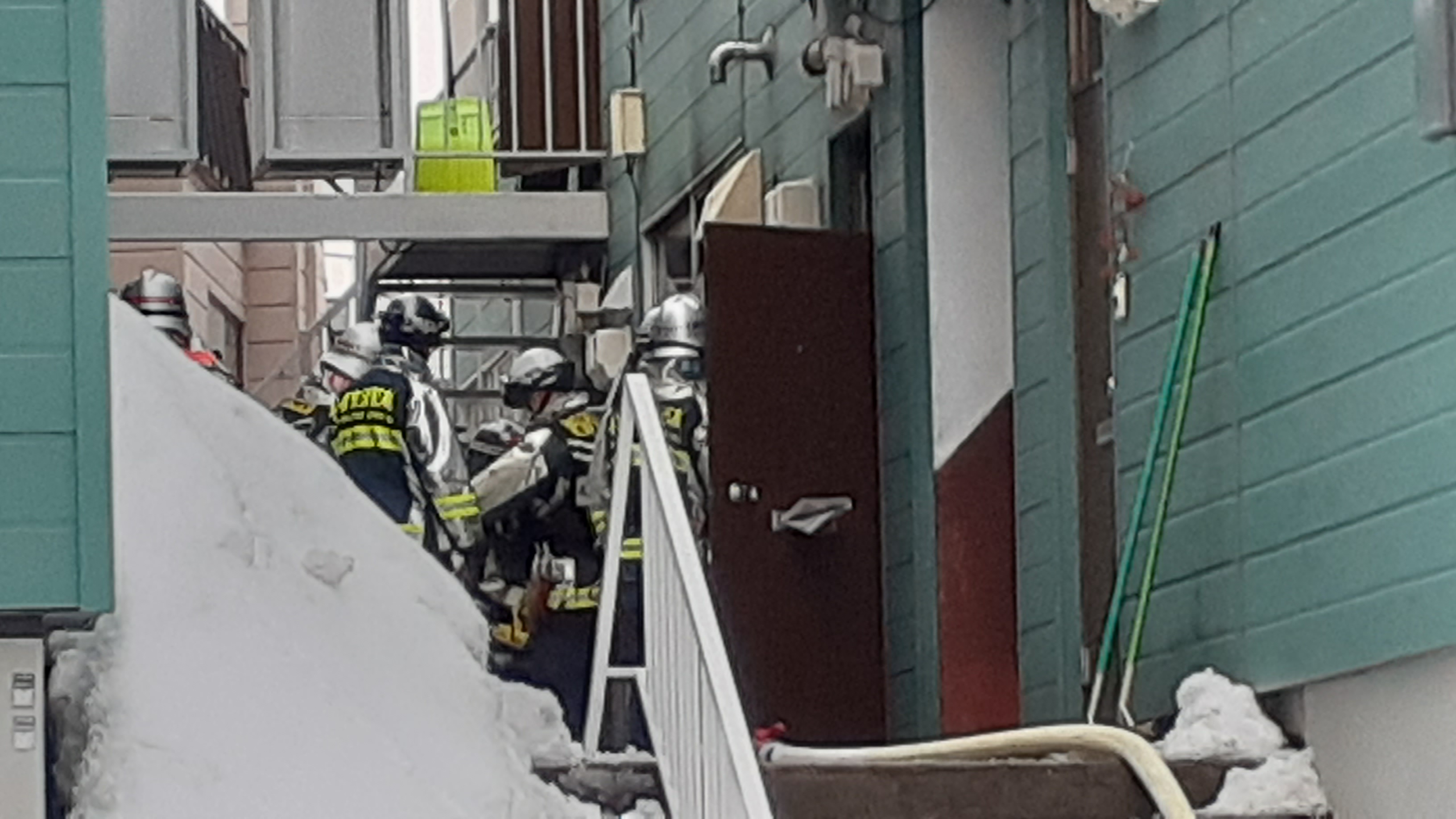 火事があった現場 札幌市豊平区