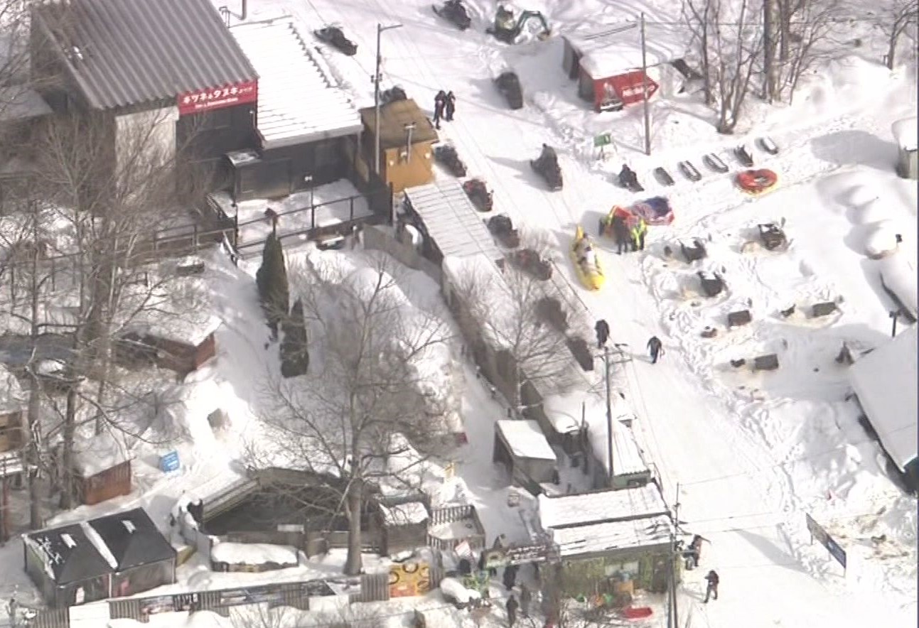 雪上バナナボートから転落する事故があったノースサファリサッポロ