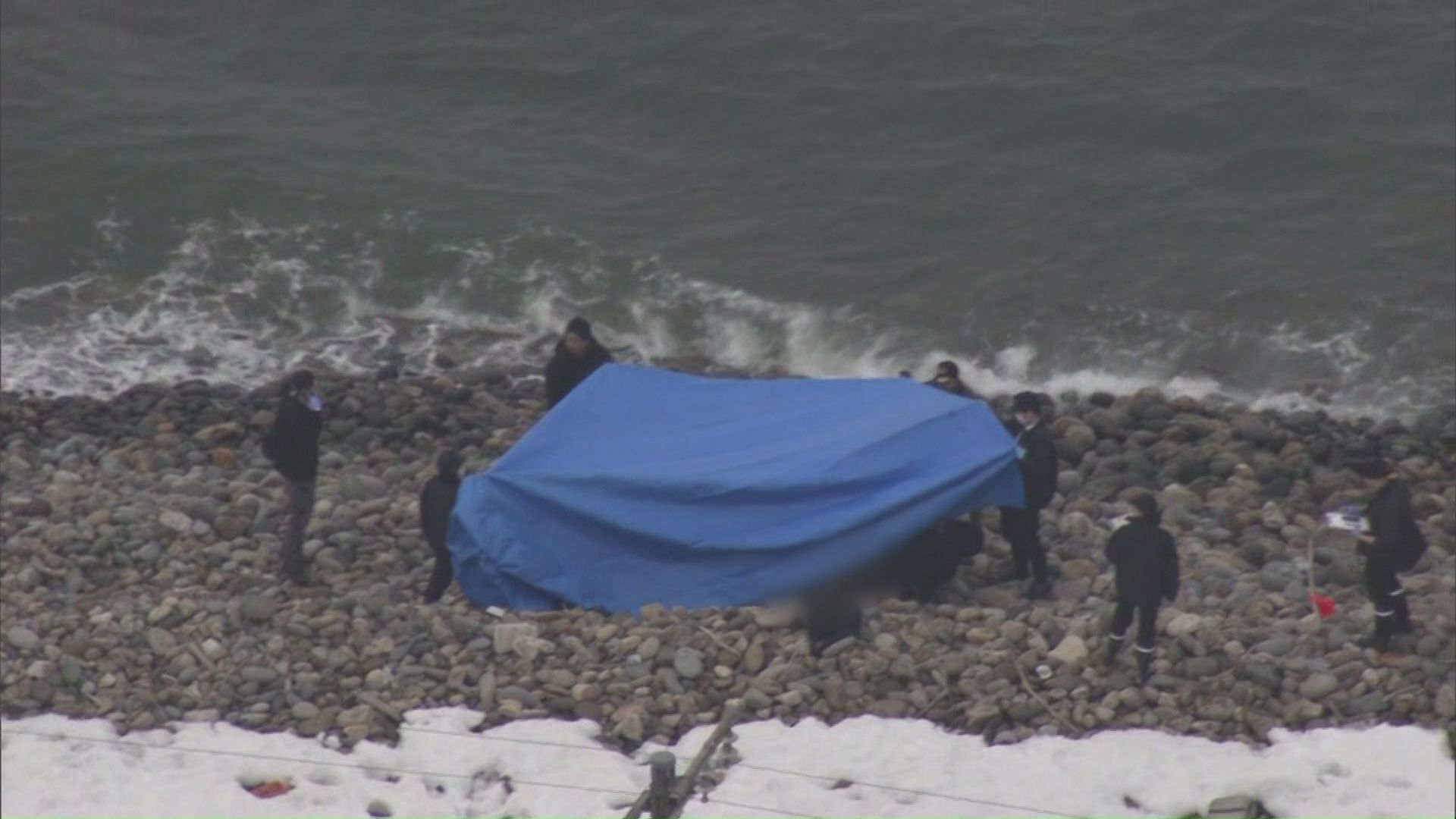遺体の発見された朝里海岸
