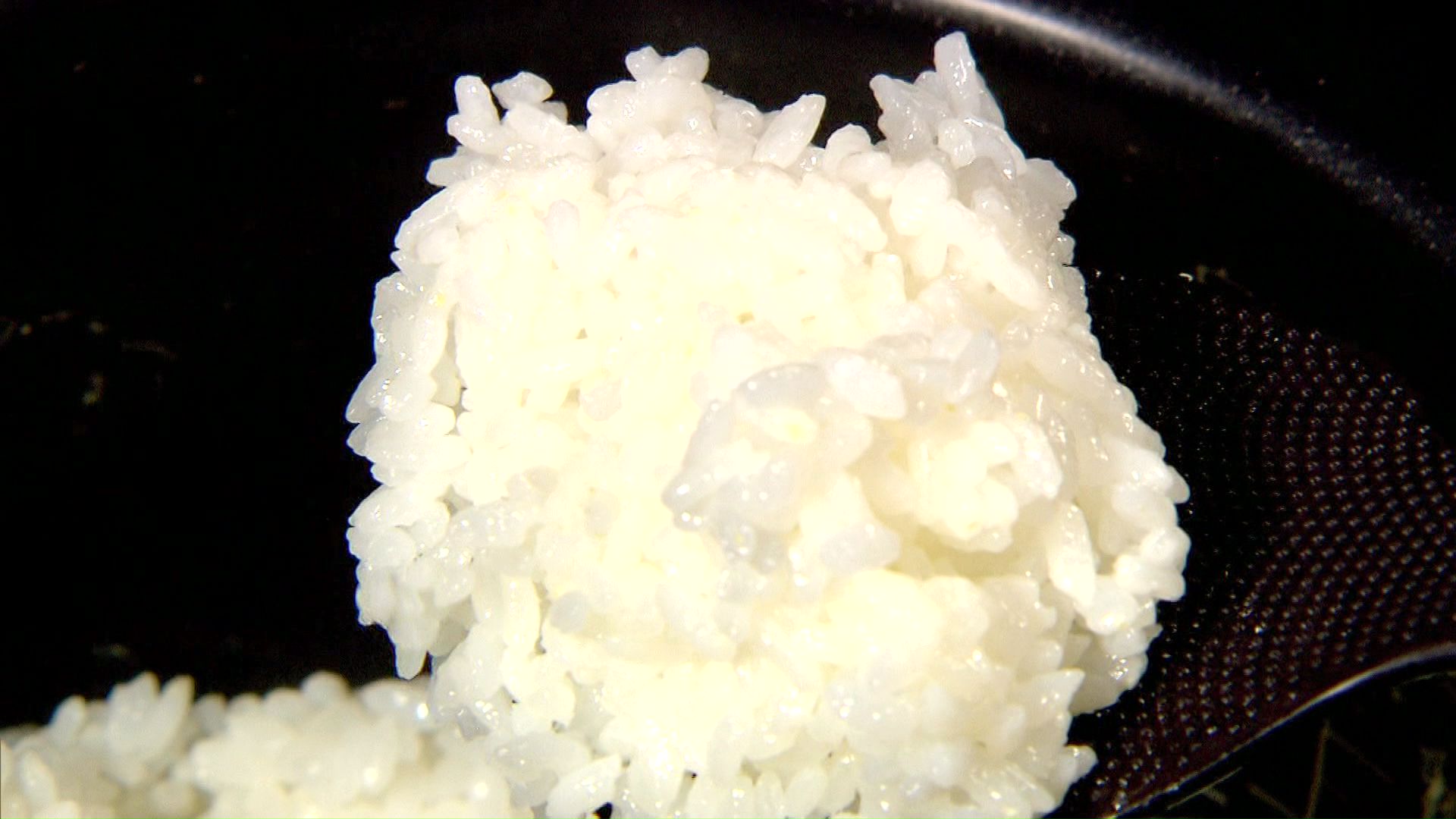 炊き立ての備蓄米