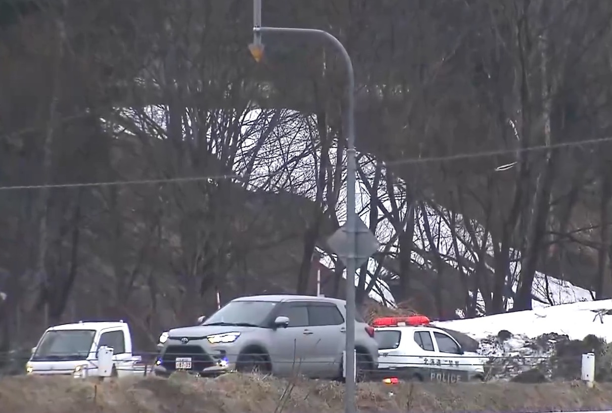 男性がクマに襲われた現場近く