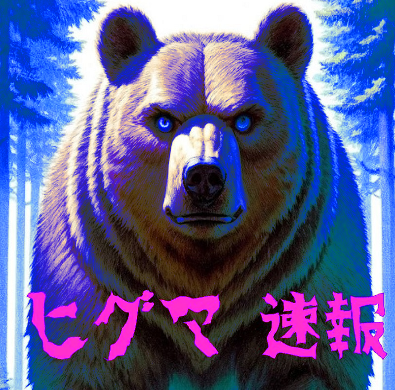 ヒグマ速報※画像はAIで作成