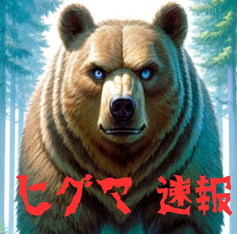 ヒグマ速報※画像はAIで作成
