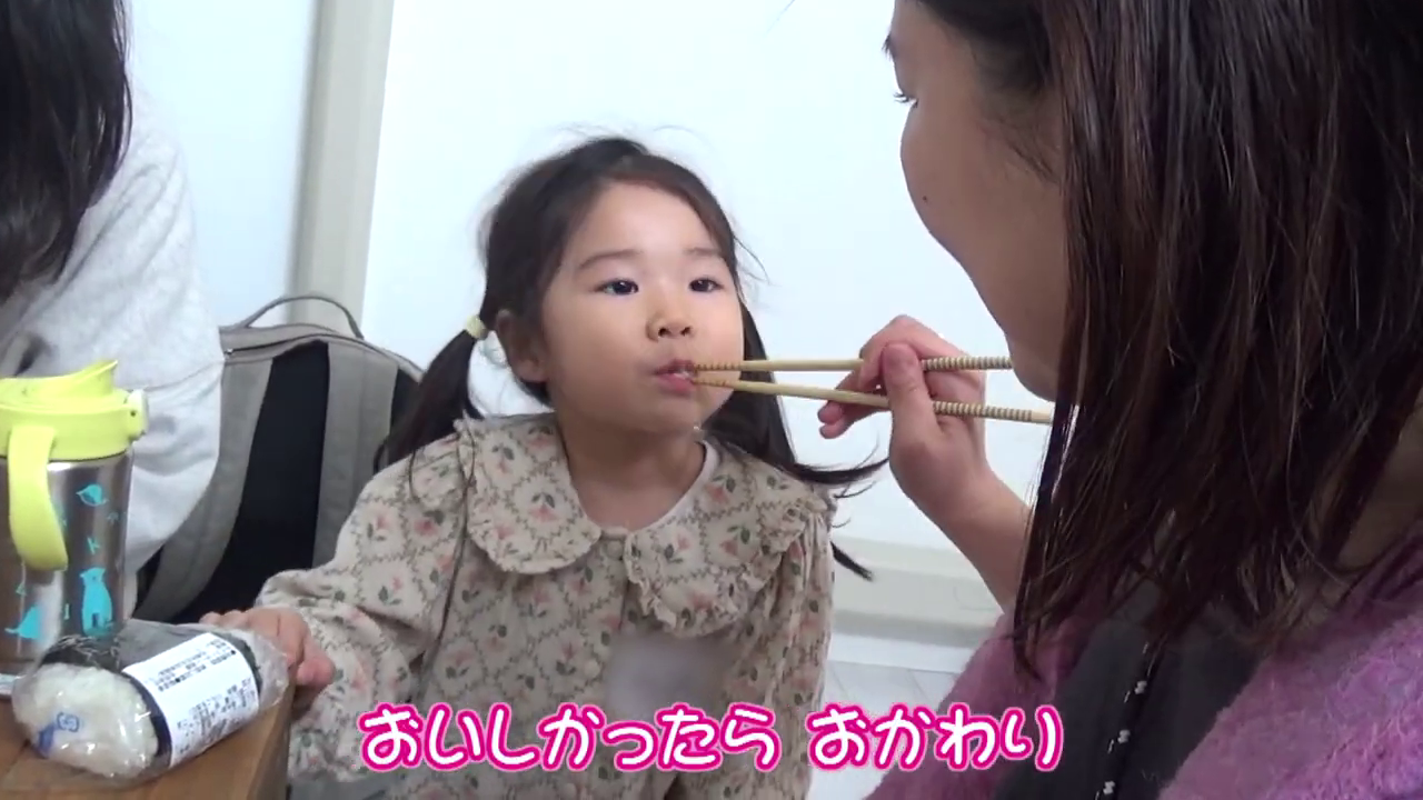 親子でランチタイム